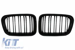image-7-Централни решетки подходящи за BMW 3 Series E46 Non Facelift (1998-09.2001) М дизайн с двойна лента Piano Black