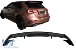 image-30-Спойлер на капака на покрива, подходящ за Mercedes A-Class W177 Хечбек SE (2018-up) A45 Дизайн Piano Black