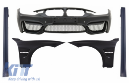 image-66-Предна Броня с Предни калници и Прагове, подходящи за BMW Серия 3 F30 F31 Pre-LCI & LCI (2011-2018) M4 Дизайн