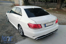 Пълен комплект за каросерия с Черен накрайници на ауспуха, подходящ за Mercedes E-Class W212 Facelift (2013-2016) E63 Дизайн-image-6113483