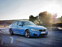 Пълен комплект за каросерия, подходящ за BMW 3 Series F30 (2011-2019) с хромирани Накрайници за ауспух EVO II M3 Дизайн-image-6061547