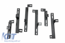 Дефузьор за задна броня със Степенки подходящ за AUDI Q5 8R (11.2008-2016) S-Line Дизайн черно с хром-image-6062501