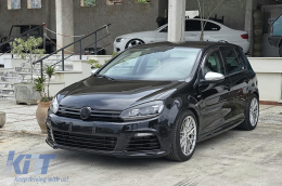 Предна броня подходяща за VW Golf VI 6 Mk6 (2008-2013) R20 Визия със Прагове-image-6113033