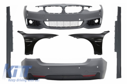 image-69-Пълен комплект за каросерия, подходящ за BMW Серия 4 F32 F33 (2013-нагоре) с Предни калници Спорт Дизайн Купе Кабрио