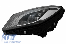 Комплект за тяло, подходящ за Mercedes S-Class W222 Facelift (2013-06.2017) S63 Дизайн с Фарове Full LED-image-6063382