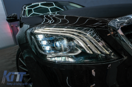 Комплект за тяло, подходящ за Mercedes S-Class W222 Facelift (2013-06.2017) S63 Дизайн с Фарове Full LED-image-6090151