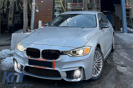 Предна Броня , подходяща за BMW 3 Series F30 F31 (2011-up) със Прагове M3 Дизайн-image-6063597