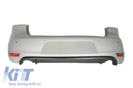 Антикрило на Задна Броня с LED стоп светлина подходящ за VW Golf 6 VI (2008-2012) и изпускателна система TFSI Дизайн-image-6063851