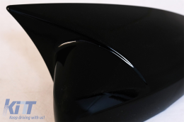 Калъфи за огледала подходящи за VW Polo 6R 6C MK5 (2009-2017) Up! Хечбек (09.2016-2019) Piano Black-image-6067676