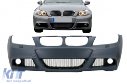 Предна Броня подходяща за BMW 3 Series E90 Sedan E91 Touring LCI (2008-2011) M-Technik Дизайн-image-6089044