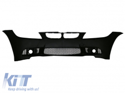 Предна броня подходяща за BMW 3 series E90 Sedan E91 Touring (2004-2008) със Прагове Non LCI M3 Дизайн без Фарове за мъгла-image-6064145