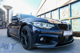 Предна Спойлер с дифузер подходящ за BMW Серия 4 F32 Купе F33 Кабрио F36 Grand Купе (2013-03.2019) M-Performance дизайн Въглеродно фолио-image-6079396