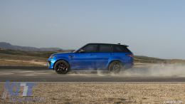 Пълен комплект за каросерия, подходящ за Range Rover Спорт L494 (2013-2017) Преобразуване в 2019 SVR Дизайн-image-6068108