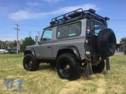 Арки за колела, подходящи за Land Rover Defender (1990-2016) Glossy Piano Black-image-6067751