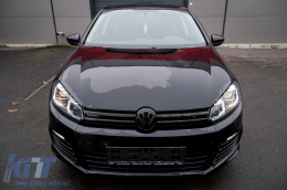 Стъкла за Фарове подходящи за VW Golf 6 VI Mk6 (2008-2014) Чисто Стъклена чаша Оптика-image-6066779