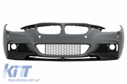 Пълен комплект за каросерия, подходящ за BMW Серия 3 F30 (2011-2019) с LED Задни светлини Червен дим Динамичен светлини за завиване M-Performance LCI дизайн-image-6064970
