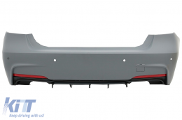 Пълен комплект за каросерия, подходящ за BMW Серия 3 F30 (2011-2019) с LED Задни светлини Червен дим Динамичен светлини за завиване M-Performance LCI дизайн-image-6064973