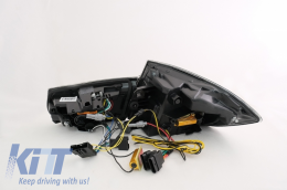 Пълен комплект за каросерия, подходящ за BMW Серия 3 F30 (2011-2019) с LED Задни светлини Червен дим Динамичен светлини за завиване M-Performance LCI дизайн-image-6064988