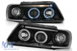 image-0-Angel Eyes Headlights suitable for Audi A3 8L (08.1996-08.2000) Black