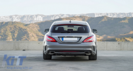 Дефузьор за задна броня , подходящ за Mercedes CLS Sedan W218 (2012-2017) Само за стандартна Броня-image-6069252