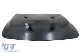 Добавки към предния капак с Предни калници Черен подходящи за BMW Серия 4 F32 F33 F36 (2011-2019) M4 GTS Look-image-6065814