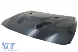 Добавки към предния капак с Предни калници Черен подходящи за BMW Серия 4 F32 F33 F36 (2011-2019) M4 GTS Look-image-6065816