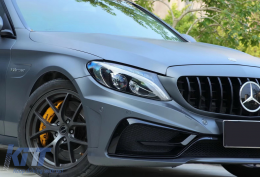 Добавки към предния капак на Предна капак , Подходящ за Mercedes C-Class W205 S205 C205 A205 (2014-Up) C63 Дизайн-image-6070273