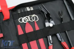 Комплект инструменти за industrial or motorcycle use премахване на декоративни елементи 19 PCS преносима чанта с цип-image-6071702