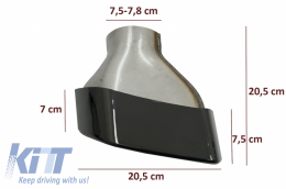 Пълен комплект за каросерия, подходящ за BMW Серия 5 G30 (2017-нагоре) с Накрайници за ауспух M-Tech Дизайн Без Distronic-image-6066092