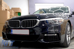 Пълен комплект за каросерия, подходящ за BMW Серия 5 G30 (2017-нагоре) с Накрайници за ауспух M-Tech Дизайн Без Distronic-image-6110474