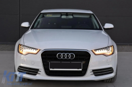 Долна решетка на Броня Странични решетки подходящи за Audi A6 C7 4G (2012-2015) без ACC-image-6070209