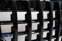 Предна Решетка , подходяща за Mercedes GLB-Class X247 (2019-up) GT-R Panamericana Дизайн Piano Black-image-6069460
