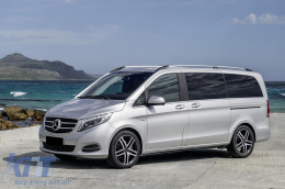 Релси на покрива , подходящи за Mercedes V-Class W447 (2014-Up) Къса база (SWB) Алуминий-image-6069470