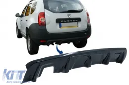 image-25-Предпазна плоча за Задна Броня , подходяща за DACIA Duster 4x4 / 4x2 (2010-2017) Piano Black
