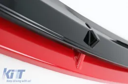 Допълнителен удължен Спойлер за Предна Броня , подходящ за VW Polo AW MK6 (2018-нагоре) Piano Black-image-6072029