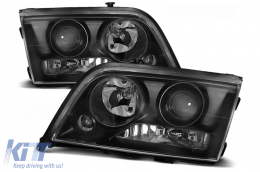image-3-Headlights suitable for Mercedes C-Class Sedan W202 (06.1993-06.2000) Black