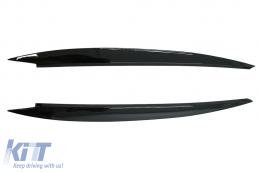 Фарове Вежди подходящи за VW Golf VII 7 5G (2013-2017) Piano Black-image-6070413
