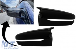 Калъфи за огледала подходящи за BMW 3 Series G20 G21 G28 (2017-up) Piano Black M Sport Дизайн LHD-image-6070770