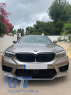 Пълен комплект за каросерия с Предни калници Хром , подходящ за BMW 5 Series G30 (2017-2019) M5 Дизайн-image-6071692