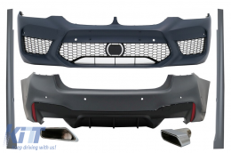 image-38-Комплект за каросерия с Накрайници за ауспух Хром , подходящ за BMW 5 Series G30 (2017-2019) M5 Дизайн