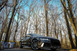 Капак на куката за теглене Предна Броня подходяща за Audi A7 4G (2010-2018) RS7 Дизайн-image-6074323