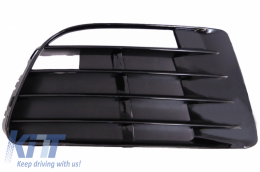 Предна Броня Долна средна Решетка подходяща за VW Golf VI Golf 6 (2008-2013) с Капаци за Халогени R20 Дизайн-image-6072119