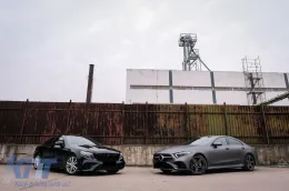 Сплитери Перки за Предна Броня Перки Aero подходящи за Mercedes E-Class W213 S213 C238 A238 Спортна линия E53 (2016-2020) Piano Black-image-6092132