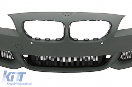 Предна Броня със Прагове , подходящи за BMW 5 Series F10 F11 Non LCI (07.2010-2013) Sedan Touring M-Technik Дизайн-image-6072445