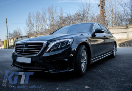 Боди комплект с Хром Предна Решетка , подходящ за Mercedes S-Class W222 (2013-06.2017) S63 Дизайн-image-6073839