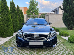 Боди комплект с Хром Предна Решетка , подходящ за Mercedes S-Class W222 (2013-06.2017) S63 Дизайн-image-6094706
