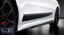 Пълен комплект разширения за каросерия, подходящи за BMW 3 Series G20 Sedan G21 Touring (2018-up) M Design Piano Black-image-6078285
