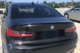 Спойлер за багажник, подходящ за BMW 3 Series G20 Sedan (2019-up) Piano Black-image-6076053