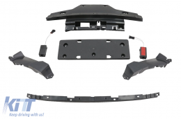 Комплект за каросерия, подходящ за BMW Серия 4 F36 Grand Купе (2013-03.2019) M4 Look с Решетки и накрайници на ауспуха Carbon-image-6074664