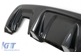 Предна и Задна Броня Защитна плоча подходяща за DACIA Duster 4x4 / 4x2 (2010-2017) Piano Black-image-6074702